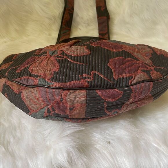 Gianfranco Lotti large hobo shoulder bag in quilted fall colors & black … - Picture 14 of 16